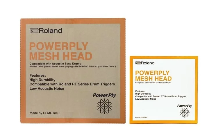ROLAND MH2-18BD - PowerPly 2-Kat Mesh (File) 18" Bas Davul Derisi