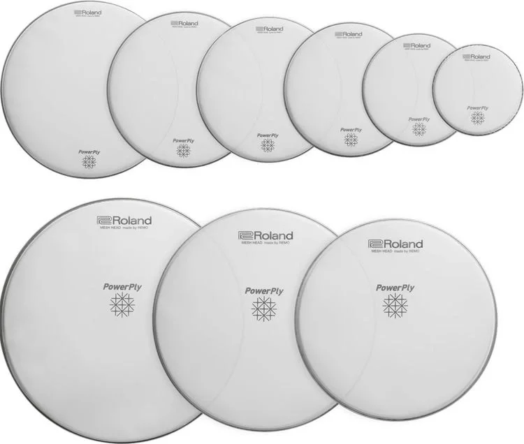 ROLAND MH2-22BD - PowerPly 2-Kat Mesh (File) 22" Bas Davul Derisi