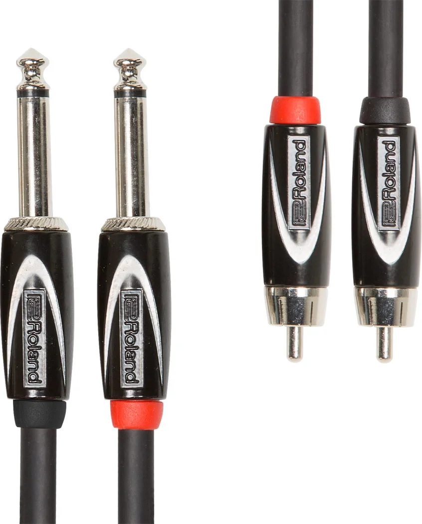 ROLAND RCC-10-2R28 3M DUAL RCA-1/4 Bağlantı Kablosu