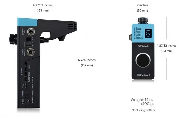 ROLAND RT-MICS Hibrid Davul Modülü