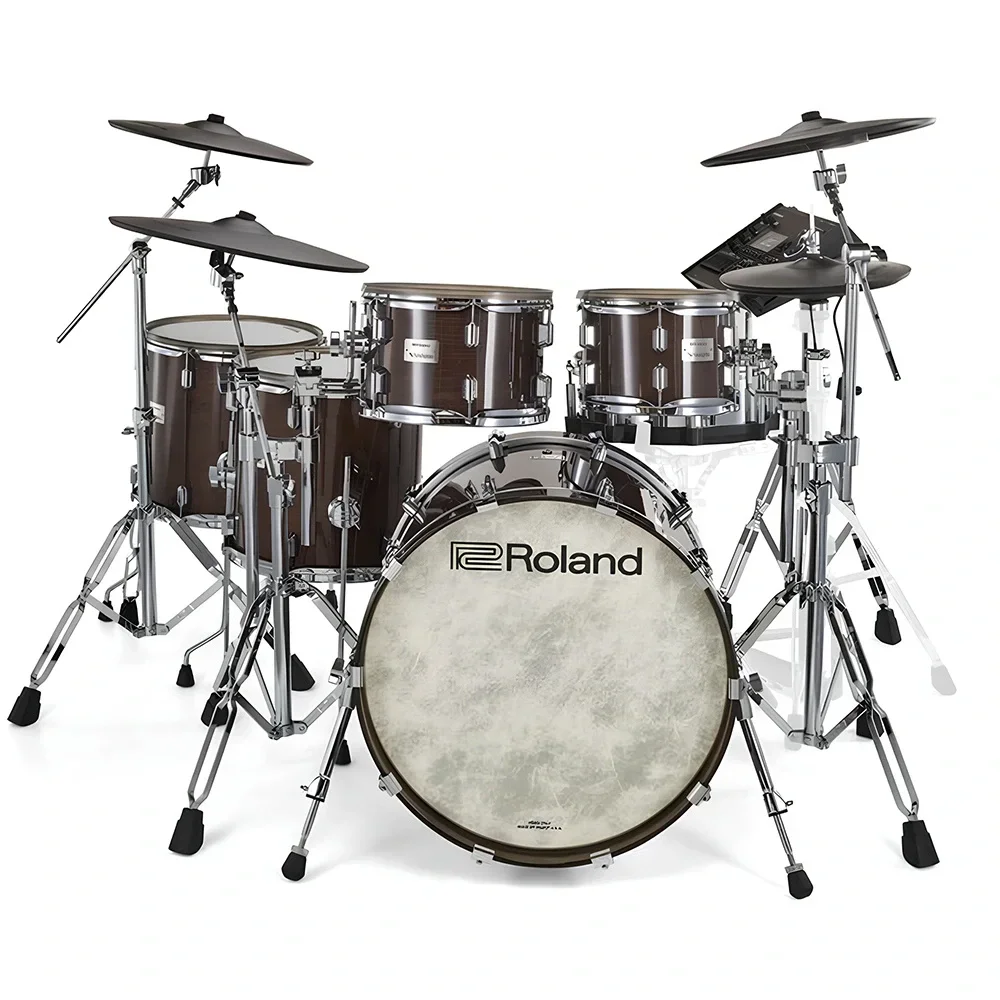 ROLAND VAD716 V-Drums Acoustic Design Gloss Ebony Elektronik Davul Seti