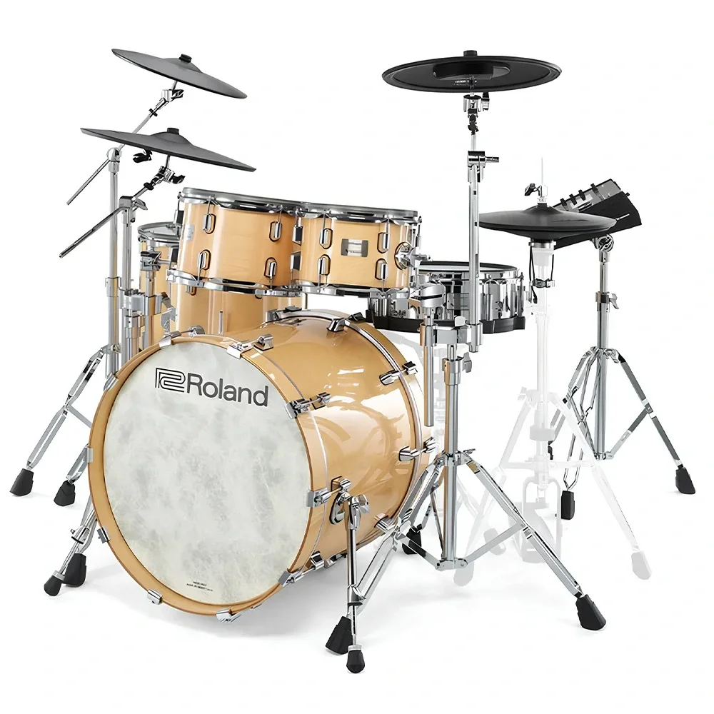 ROLAND VAD716 V-Drums Acoustic Design Gloss Natural Elektronik Davul Seti