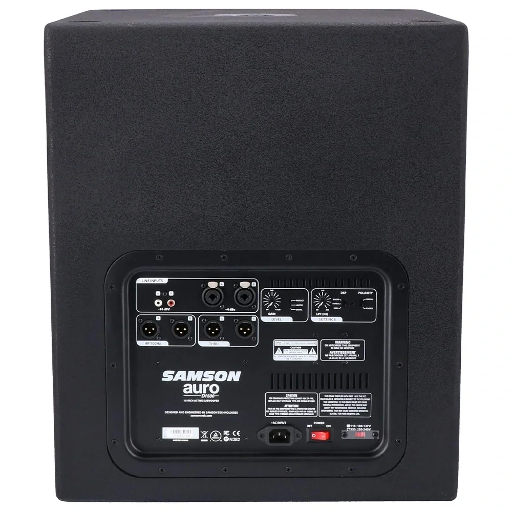 SAMSON Auro D1500 1000 Watt Aktif Subwoofer