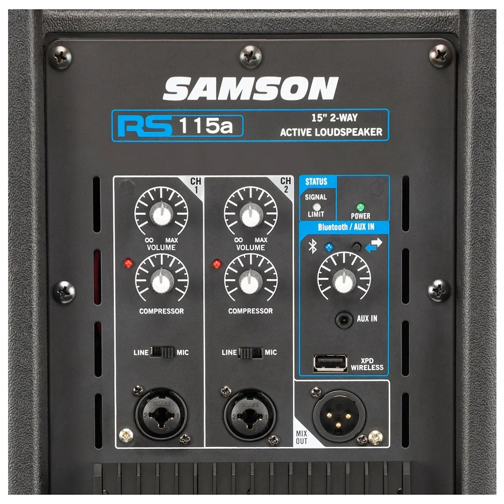 SAMSON RS115A RS Serisi 400W 15" 2-Yollu Aktif Hoparlör