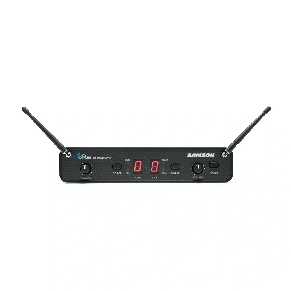 SAMSON SWC288PRES-I CR288 2 Kanal UHF Telsiz Yaka ve Headset Mikrofon Sistemi(518-566MHz)