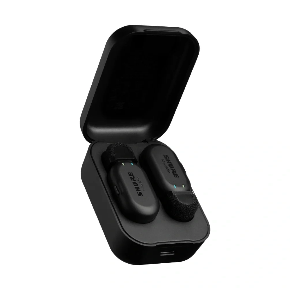 Shure MoveMic Two Receiver Kit İki Kanallı Kablosuz Yaka Mikrofonu (Alıcı Dahil)