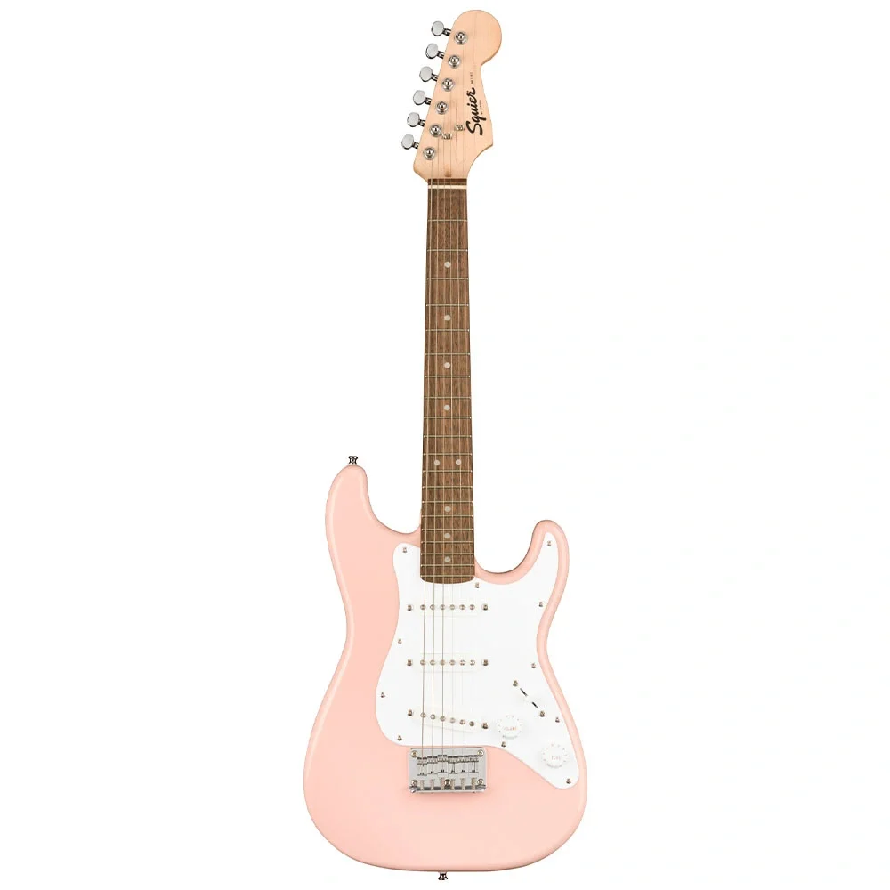 Squier Mini Strat Laurel Klavye Shell Pink Elektro Gitar