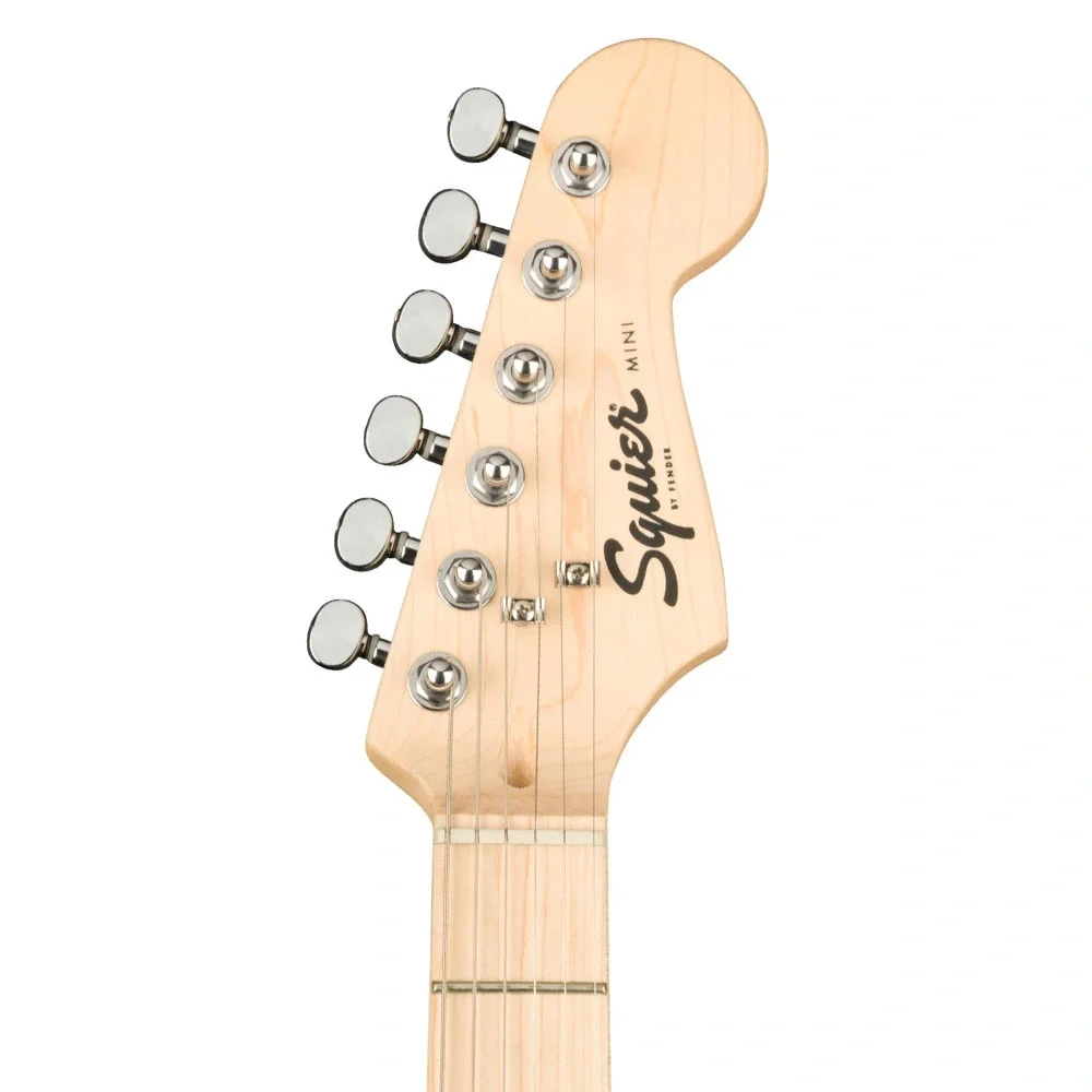 Squier Mini Jazzmaster HH Akçaağaç Klavye Daphne Blue Elektro Gitar