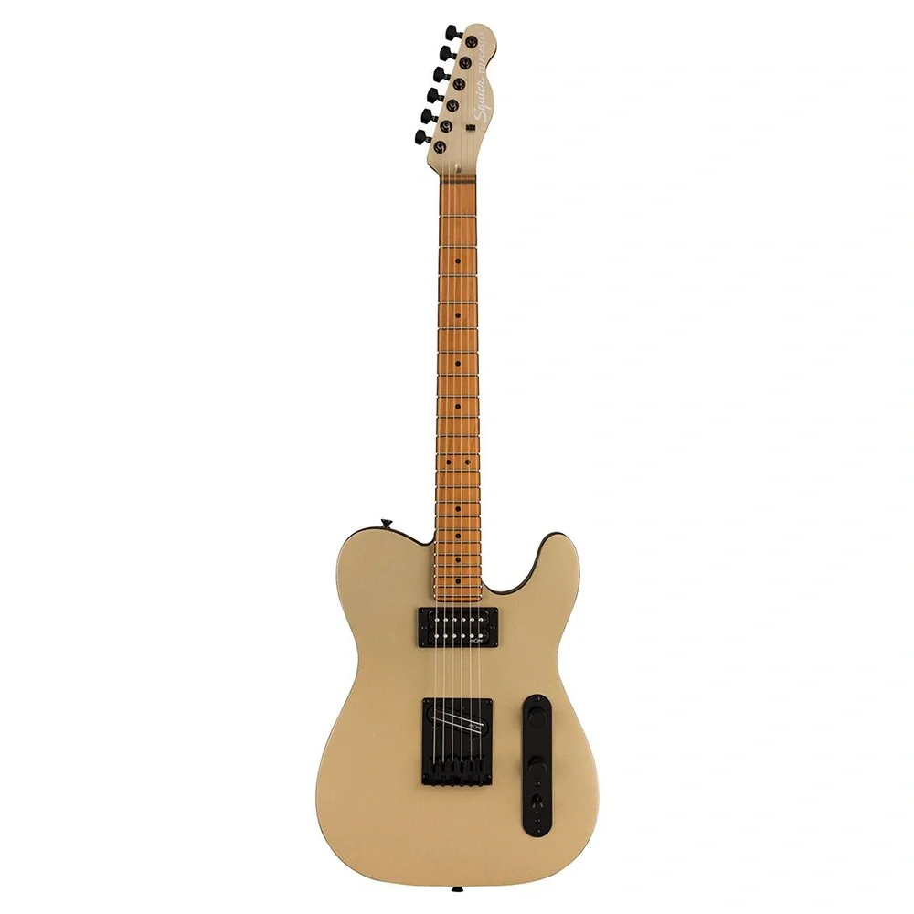 Squier Contemporary Telecaster RH Fırınlanmış Akçaağaç Klavye Shoreline Altın Elektro Gitar