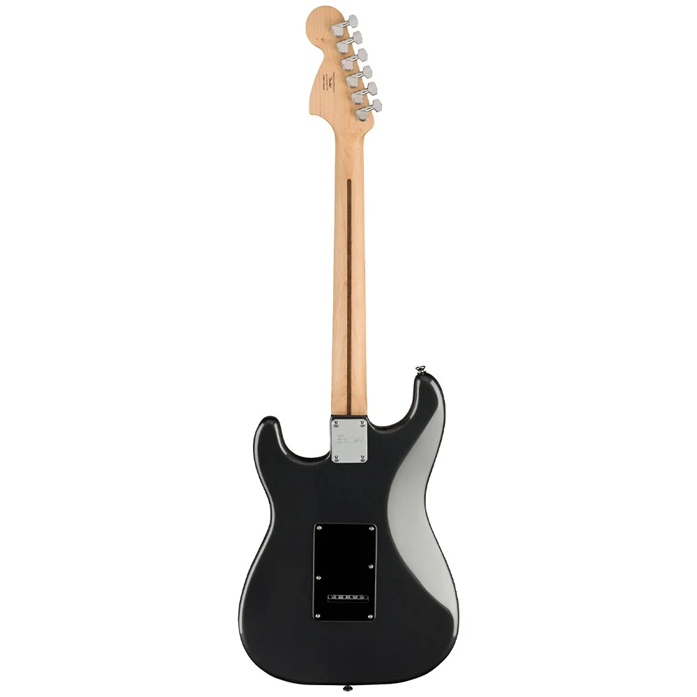 Squier Affinity Strat HSS Frontman 15G Amp Charcoal Frost Metallic Elektro Gitar Seti