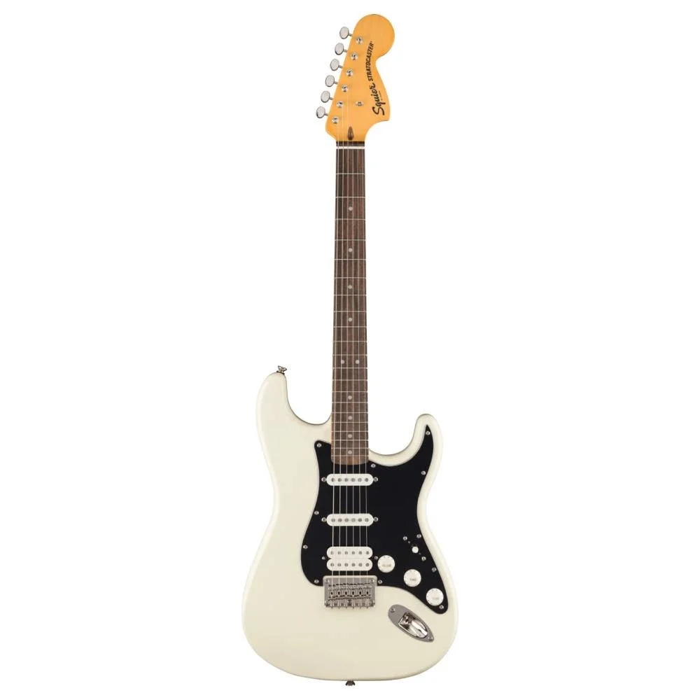 Squier Classic Vibe 70s Stratocaster Hard Tail HSS Laurel Klavye Olympic White Elektro Gitar