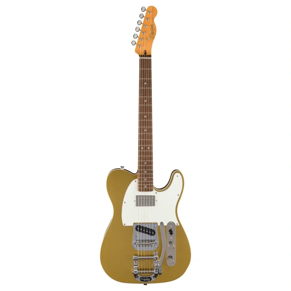 Squier Classic Vibe Custom Telecaster SH with Bigsby Aztec Gold Elektro Gitar