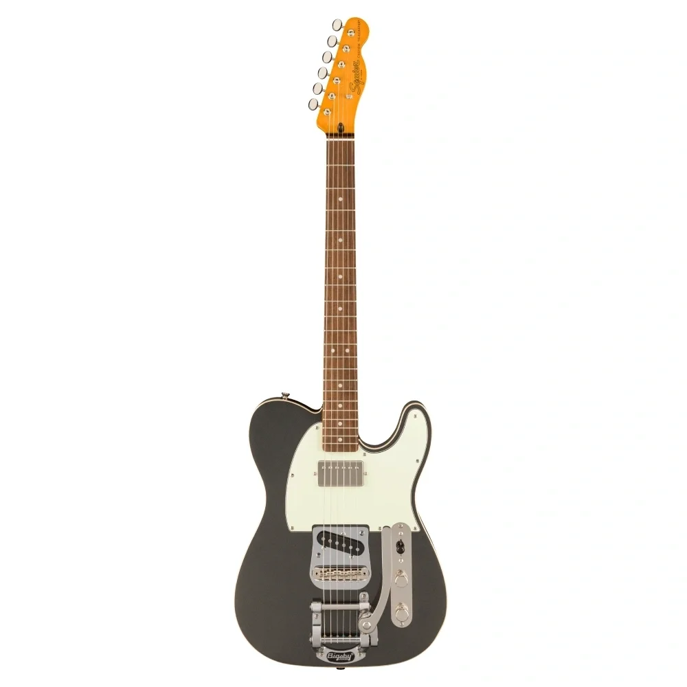 Squier Limited Edition Classic Vibe 60s Custom Telecaster SH with Bigsby Charcoal Frost Metallic Elektro Gitar