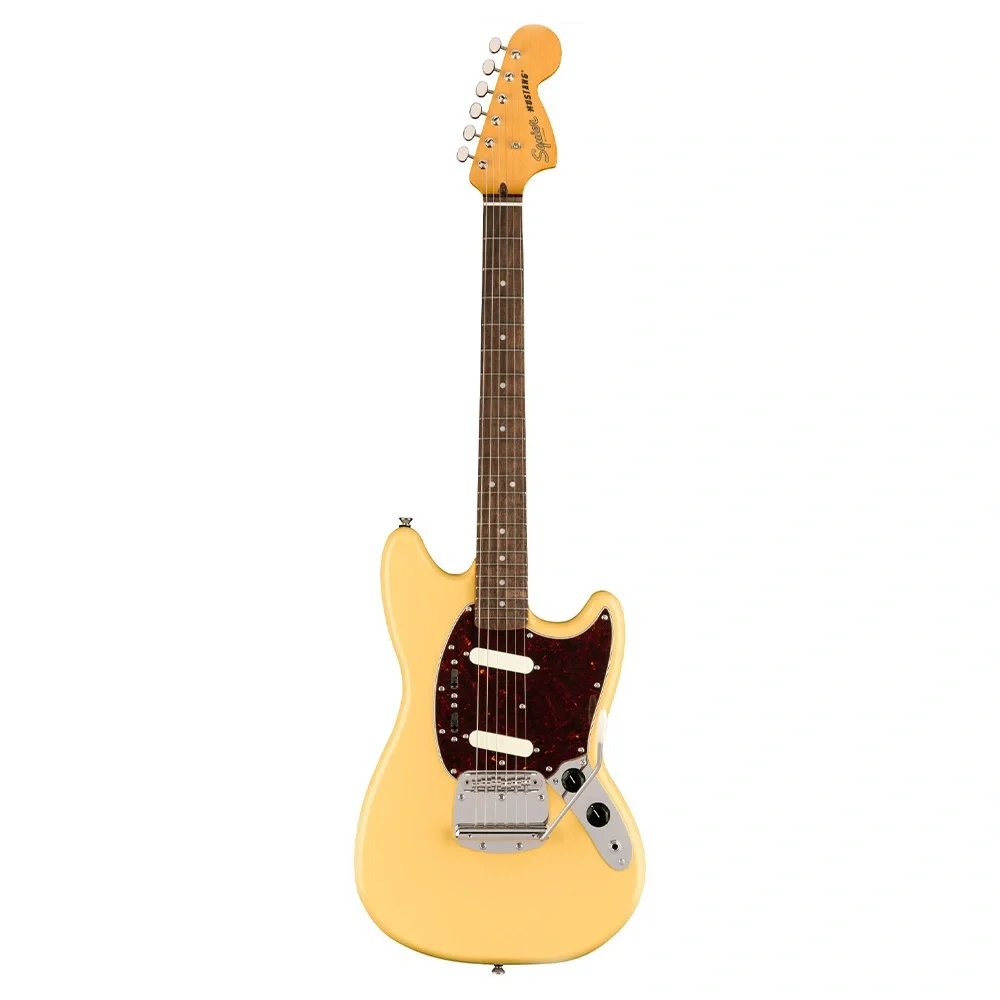 Squier Classic Vibe 60s Mustang Laurel Klavye Vintage White Elektro Gitar