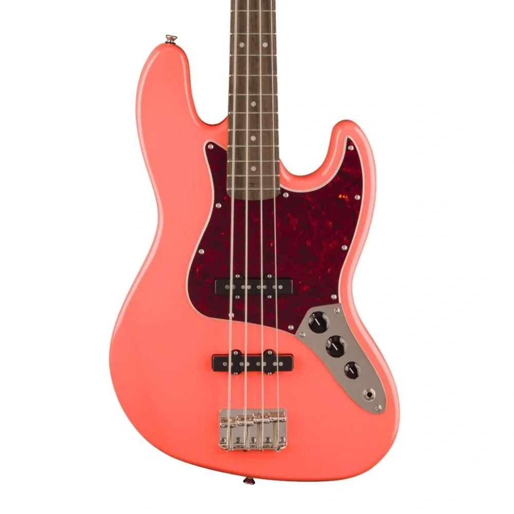 Squier Classic Vibe 60s Jazz Bass Laurel Klavye Tahitian Coral Bas Gitar
