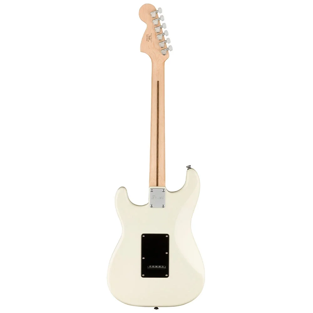 Squier Affinity Stratocaster HH Laurel Klavye Black PG Olympic White Elektro Gitar