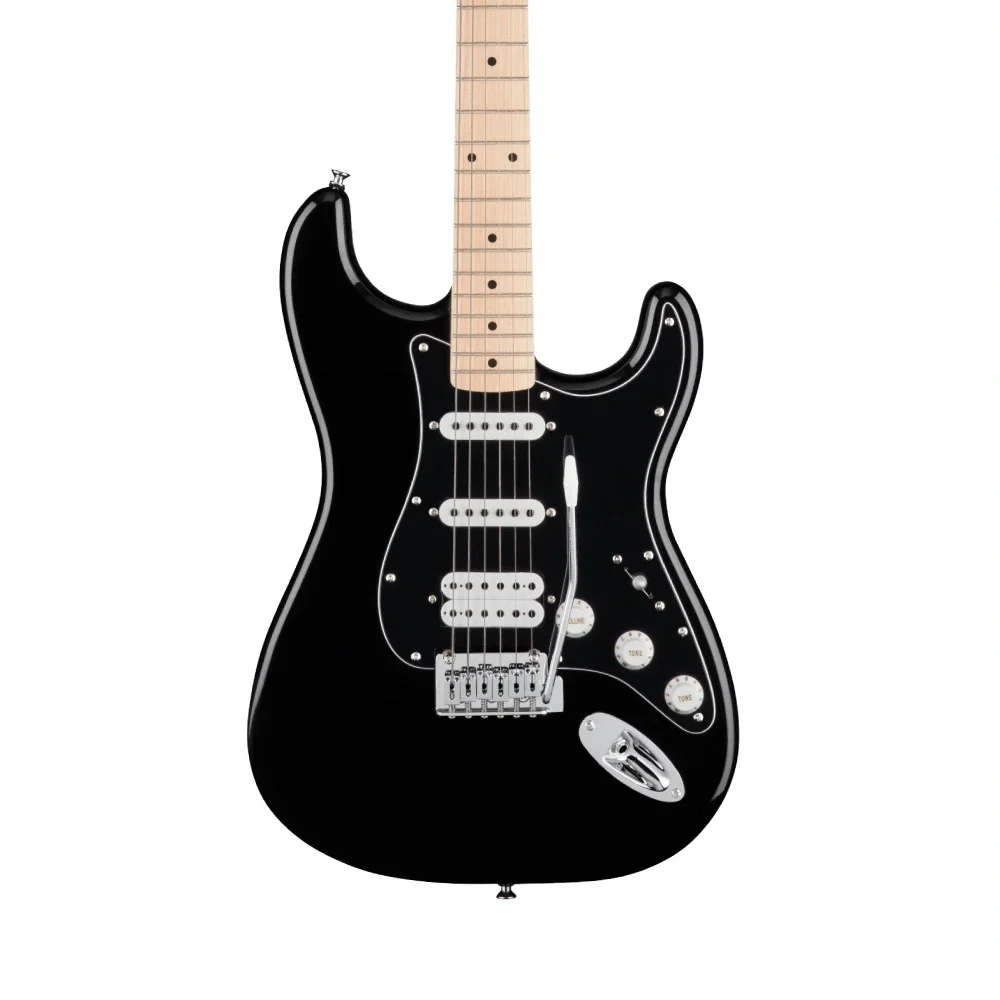 Squier FSR Affinity Stratocaster HSS Akçaağaç Klavye Black PG Black Elektro Gitar