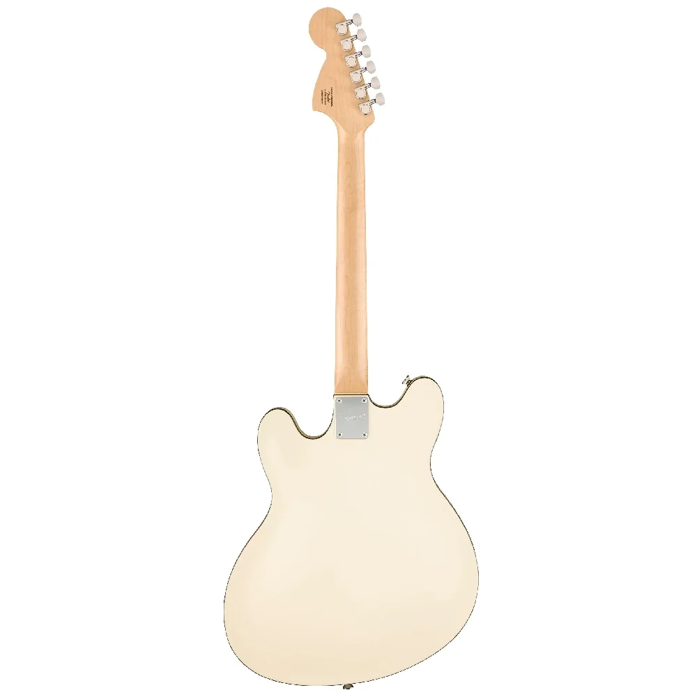 Squier Affinity Starcaster Deluxe Laurel Klavye Olympic White Elektro Gitar