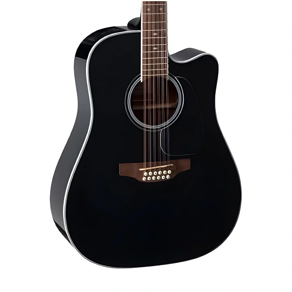 Takamine GD38CEBLK Dreadnought Cutaway TP-4TD Siyah Elektro Akustik Gitar