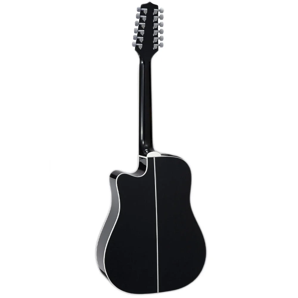 Takamine GD38CEBLK Dreadnought Cutaway TP-4TD Siyah Elektro Akustik Gitar