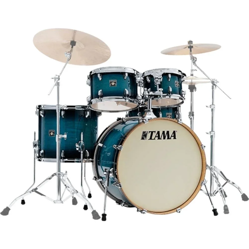 TAMA CL52KRS-BAB Superstar Classic Blue Lacquer Burst 5 Parça (22B/10T/12T/16F/14S) Akustik Davul Seti