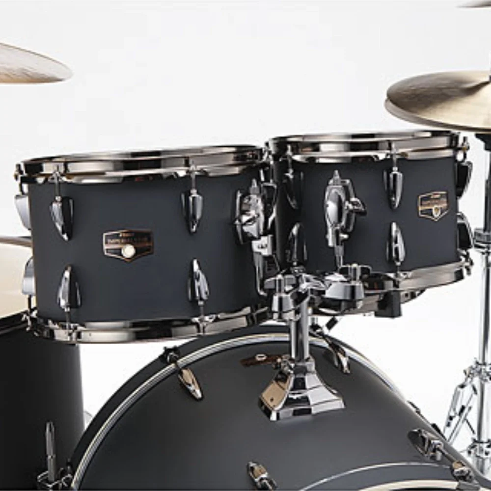 TAMA IP52H6WBN-BOB - Imperialstar Blacked Out Black 5 Parça (22B/10T/12T/16F/14S) Aksamlı Akustik Davul Seti