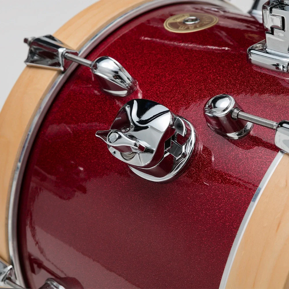TAMA LJK44H4-CPM Club-Jam Flyer Candy Apple Mist (14B/8T/10F/10S) 4 Parça Aksamlı Akustik Davul Seti