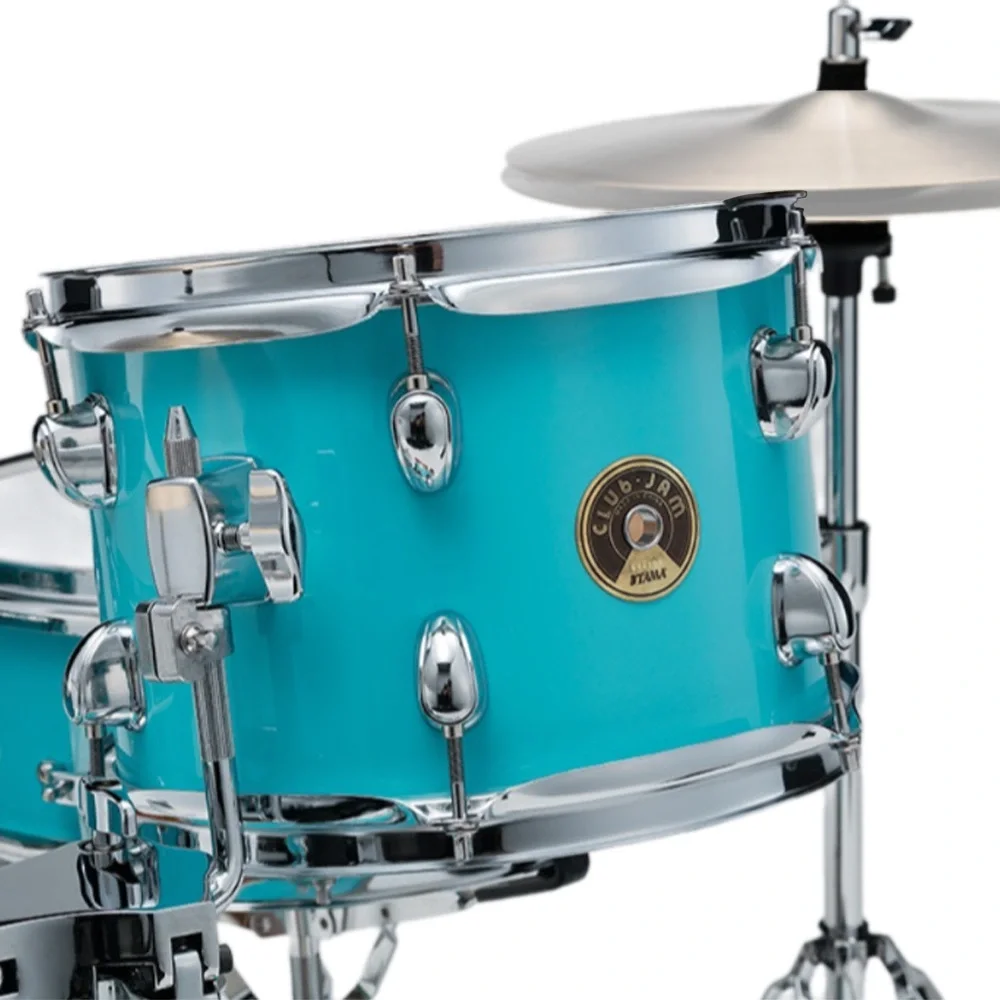 TAMA LJK48H4-AQB  Club-Jam Aqua Blue 4 Parça (18B/10T/14F/13S) Aksamlı Akustik Davul Seti