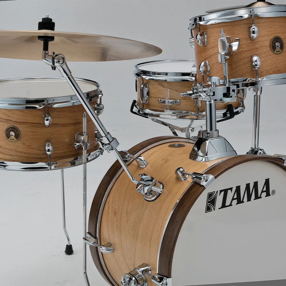 TAMA LJL48H4-SBO Club-Jam Satin Blonde 4 Parça (18B/10T/14F/13S) Aksamlı Akustik Davul Seti