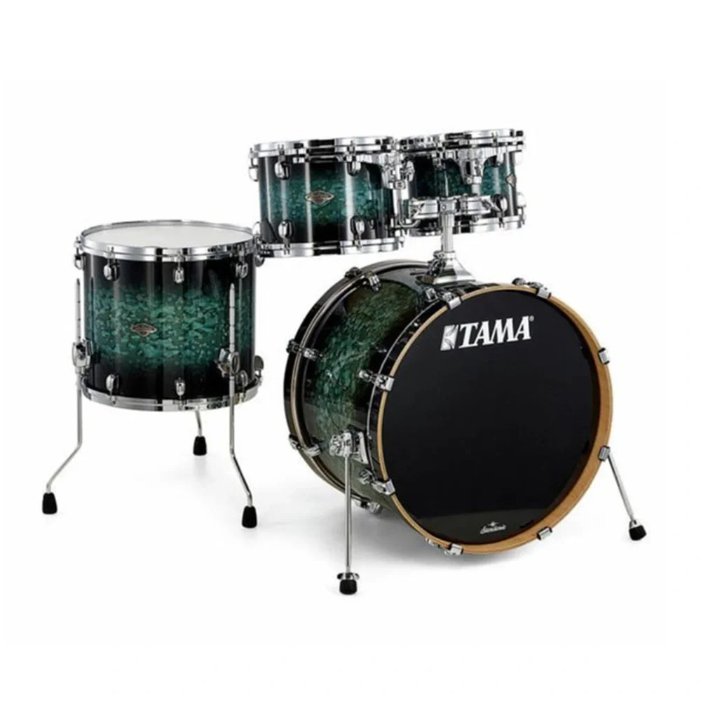 Tama MBS42S-MSL Starclassic Performer Molten Steel Blue Burst 4 Parça (22B/10T/12T/16F) Akustik Davul Seti