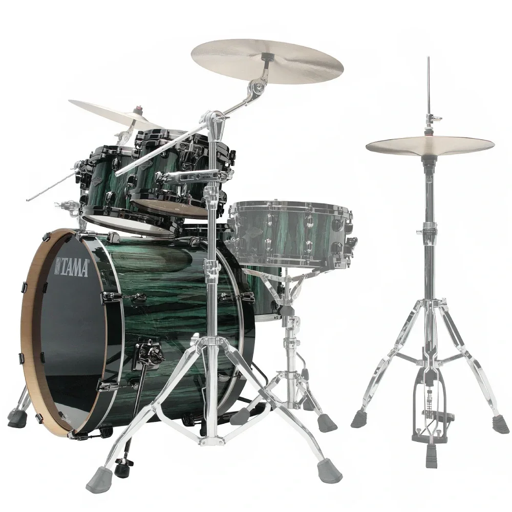 TAMA MBS52RZBNS-GGA - Starclassic Performer Green Grove Aurora 5 Parça (22B/10T/12T/14F/16F) Akustik Davul Seti