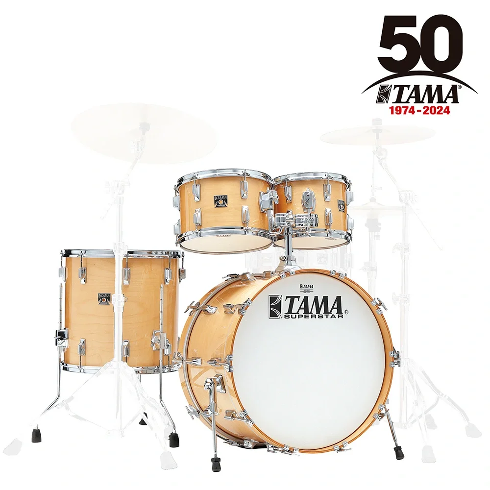 TAMA SU42RS-SPM Superstar 50. Yıl Limited Reissue Super Maple 4 Parça (22B/10T/12T/16F)