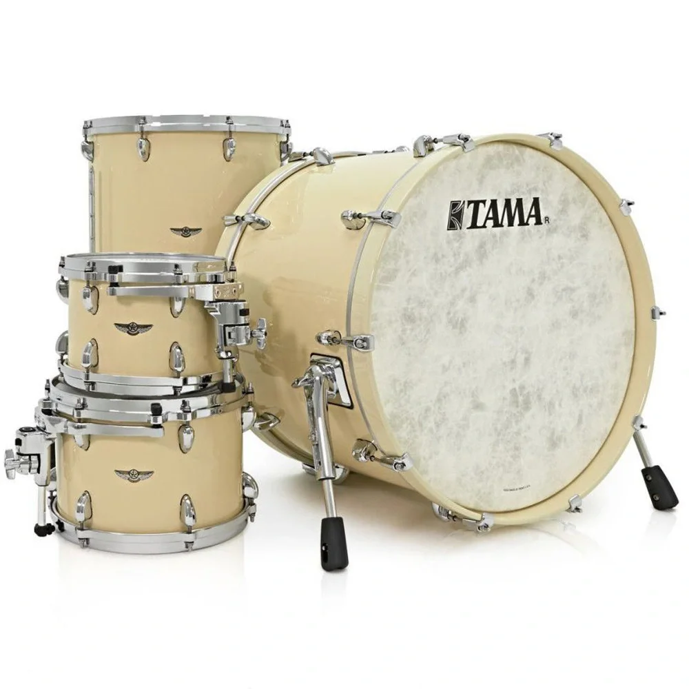 TAMA TW42RZS-ATW STAR Walnut Antique White 4 Parça (22B/10T/12T/16F) Akustik Davul Seti