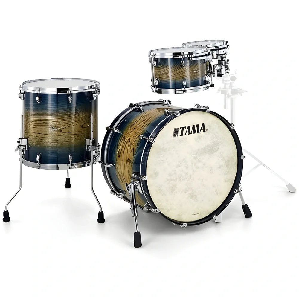 TAMA TW42RZSA-IJB STAR Walnut Indigo Japanese Sen Burst 4 Parça (22B/10T/12T/16F) Akustik Davul Seti