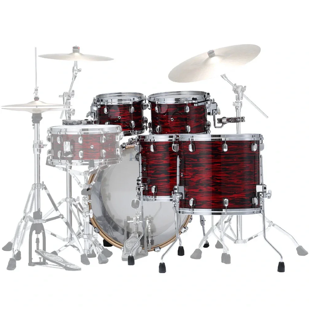 TAMA WBR52RZS-ROY - Starclassic Walnut/Birch Red Oyster 5 Parça (22B/10T/12T/14F/16F) Akustik Davul Seti