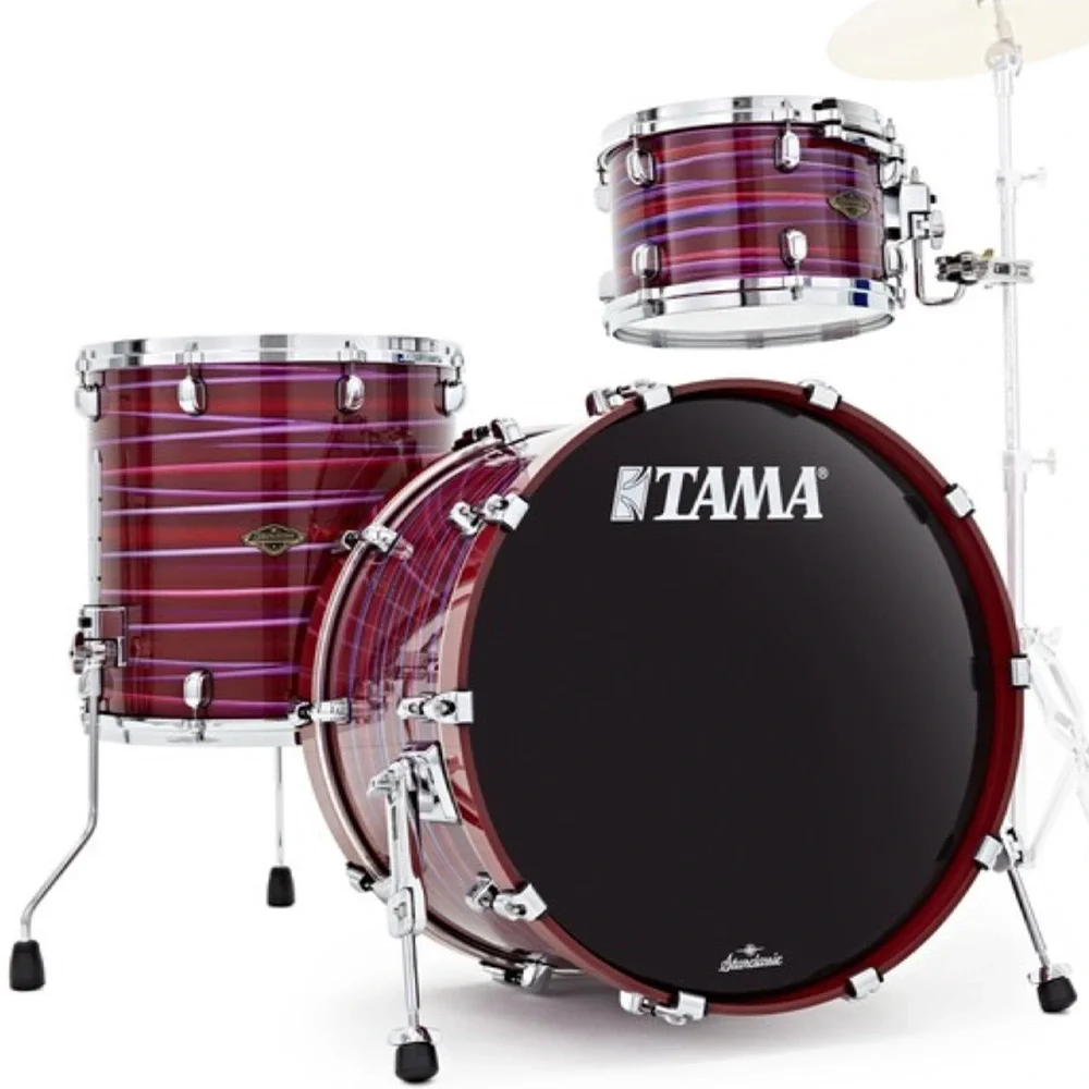 TAMA WBS32RZS-LPO Starclassic Walnut Birch Lacquer Phantasm Oyster 3 Parça (22B/12T/16F) Akustik Davul Seti