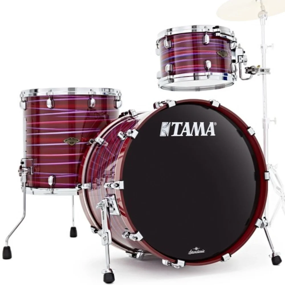 TAMA WBS32RZS-LPO Starclassic Walnut Birch Lacquer Phantasm Oyster 3 Parça (22B/12T/16F) Akustik Davul Seti