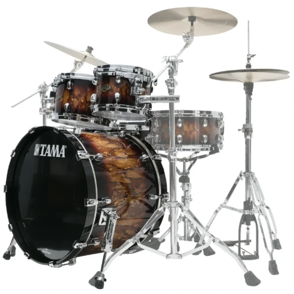 TAMA WBS52RZS-MBR Starclassic Walnut/Birch Molten Brown Burst 5 Parça (22B/10T/12T/14F/16F) Akustik Davul Seti