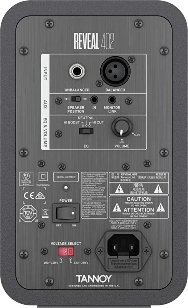 Tannoy Reveal 402 Stüdyo Monitörü (Tek)