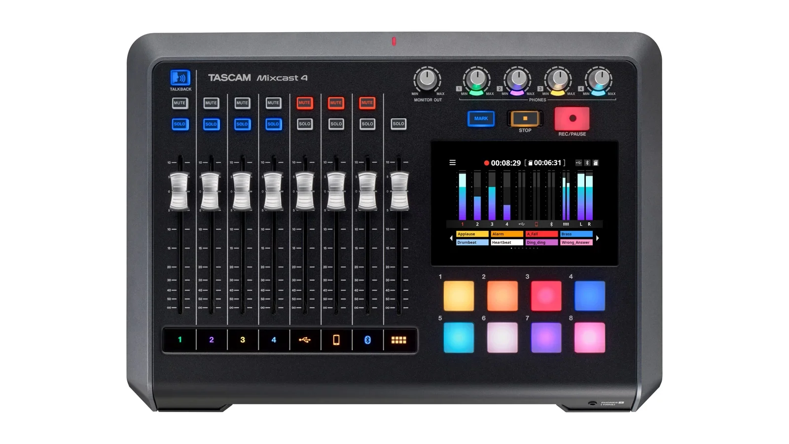 TASCAM MIXCAST-4 Gaming Podcast Mikseri