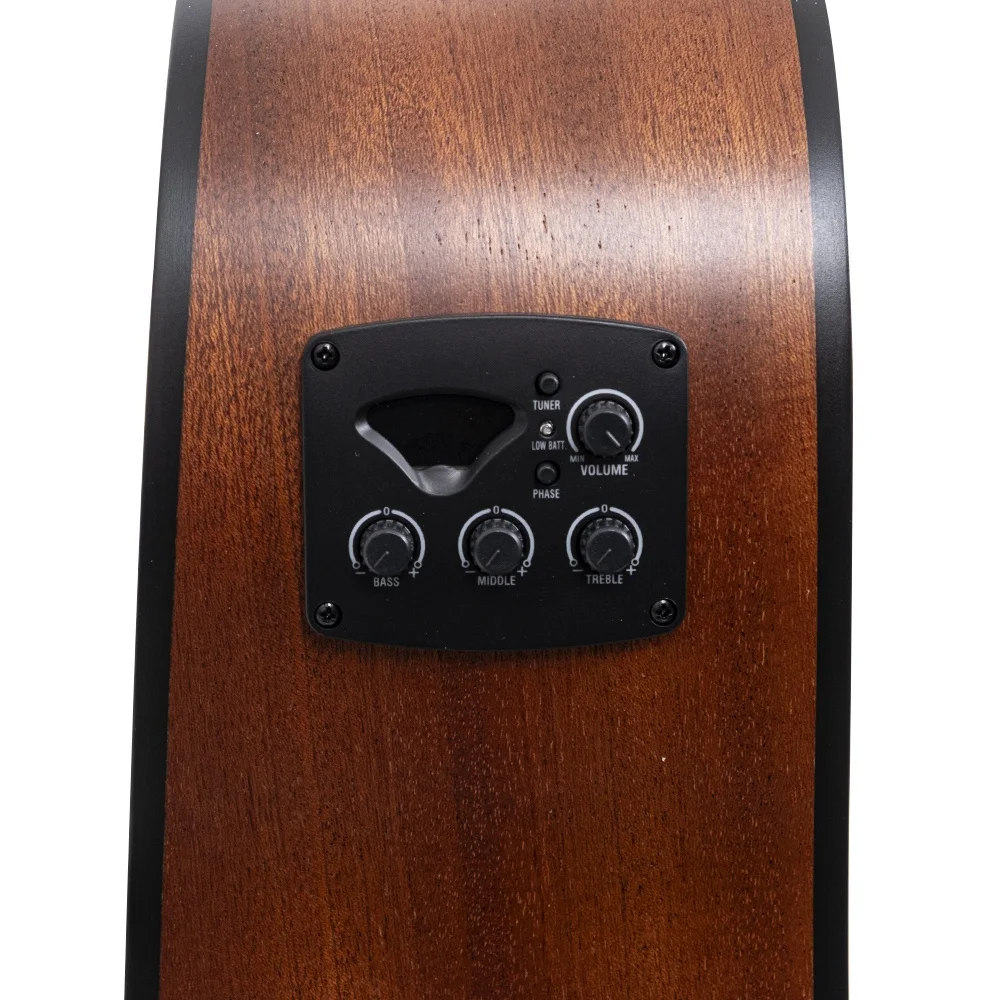 TYMA HDC-60 CE Dreadnought Cutaway Elektro Akustik Gitar