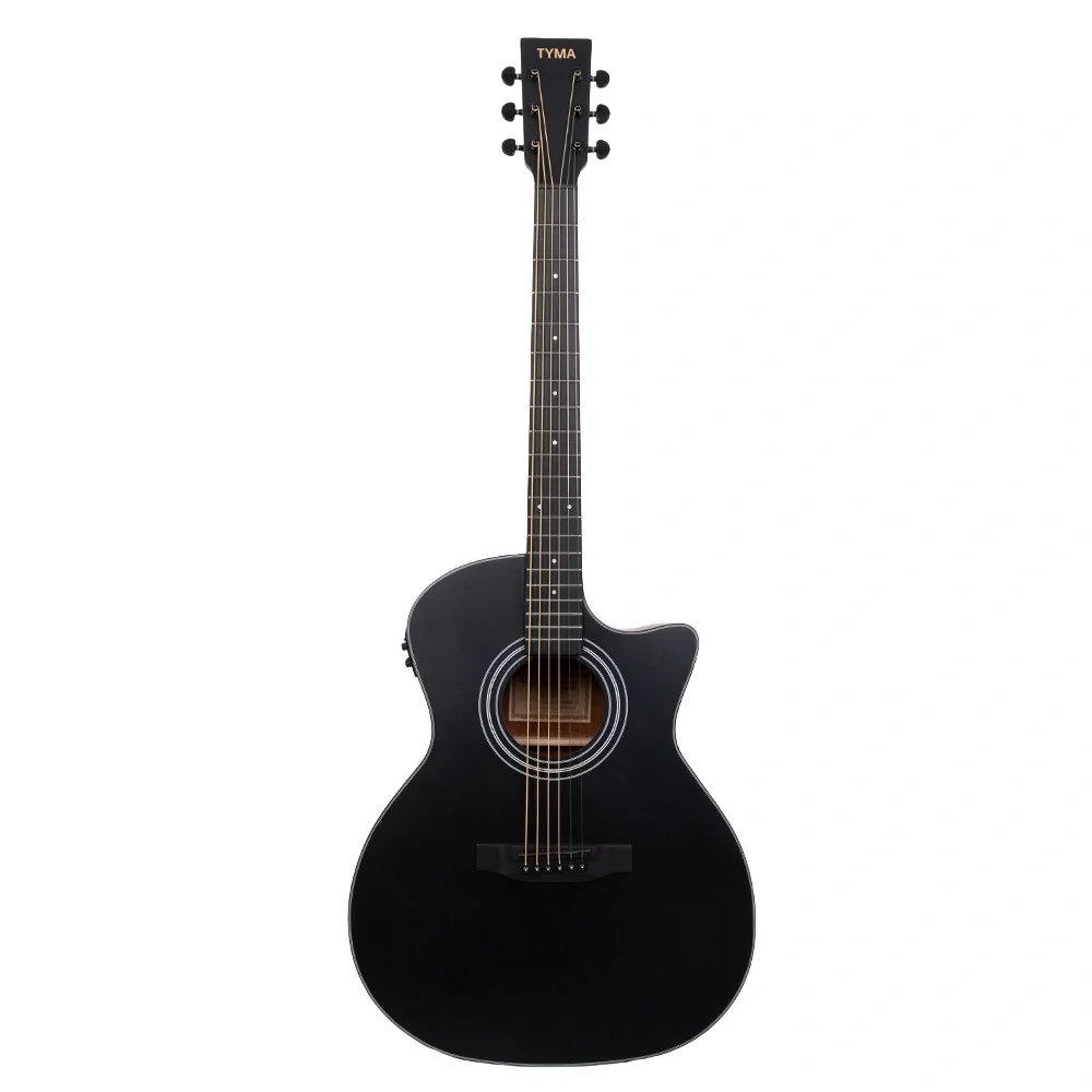 TYMA HG-60BК СЕ Grand Auditorium Siyah Elektro Akustik Gitar