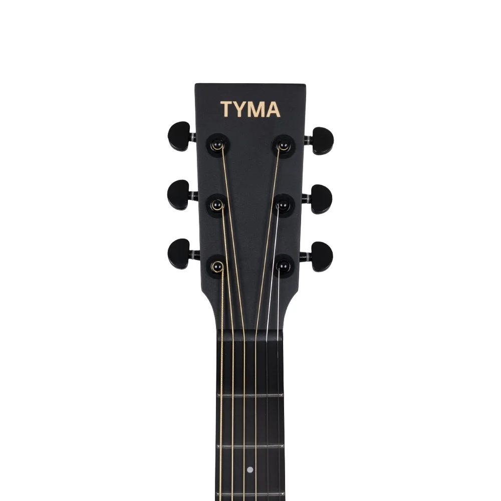 TYMA HG-60 BК Grand Auditorium Siyah Akustik Gitar