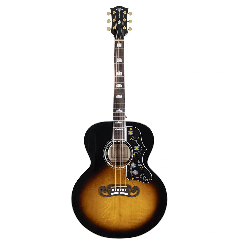 TYMA TJ-200 Jumbo Elektro Akustik Gitar (Hardcase Dahil)