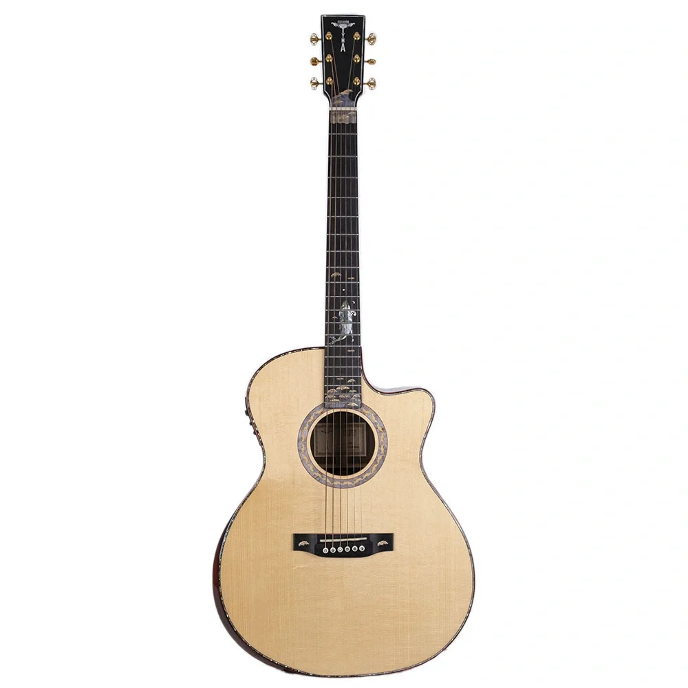 TYMA V-40E Cutaway Elektro Akustik Gitar