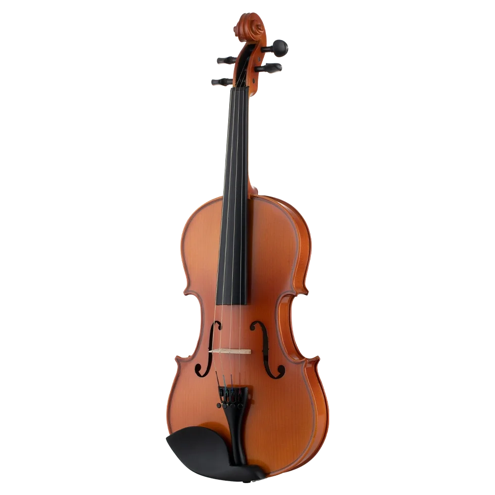 VANETTA VL-2A / 1/2 Abanoz Kulaklı Masif Mat Keman