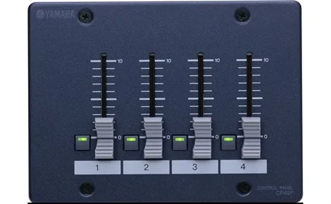 Yamaha Cp4Sf 4 Anahtar Ve 4 Fader İle Gpı Kontrolü İçin Duvara Monte Uzaktan Kumanda Panosu
