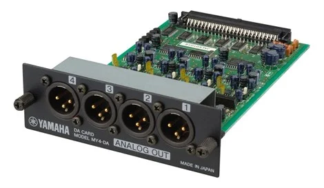 Yamaha MY4DA 4-kanal D/A Converter Card, 4 X Xlr
