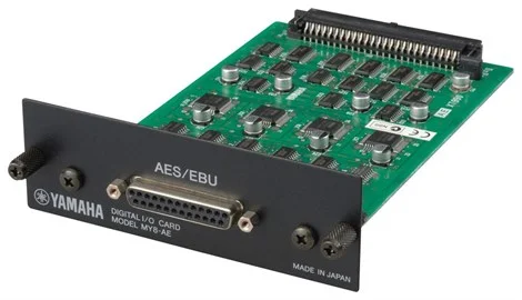 Yamaha My8-Ae 8 Ch. Aes-3 Dijital I/O Card, 25-Pin D-Sub Connector