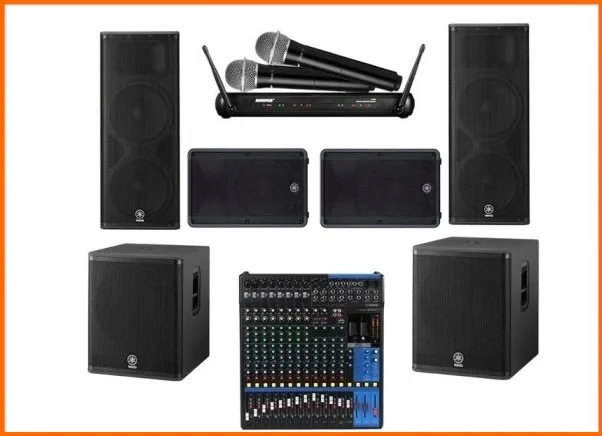 Yamaha 215 Düğün Salonu Ses Sistemi Paketi